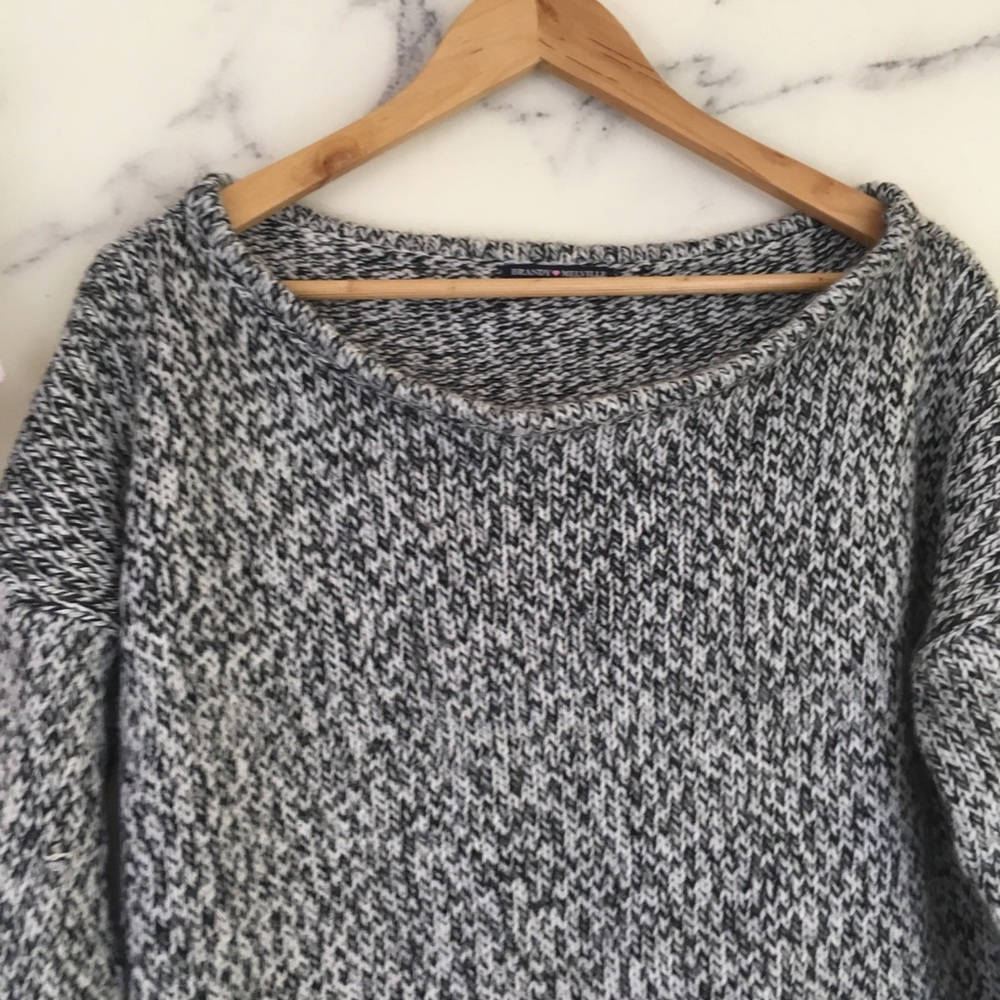 Brandy Melville Wool Blend Marled Sweater - Picture 2 of 7